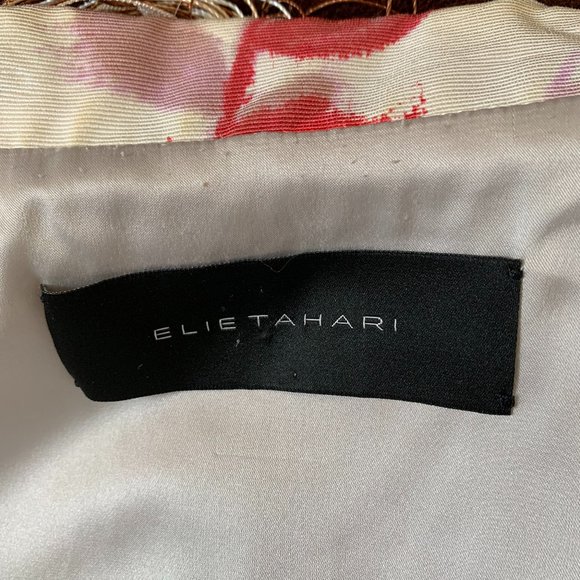 Elie Tahari Spring Watercolor Floral Blazer - Picture 7 of 9